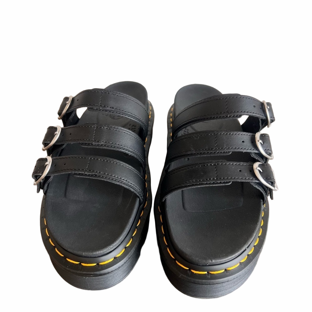 DR. MARTENS Blaire Slide Hydro Black Women's Sandal Size 10 #180A
